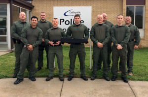 Coffeyville Police Department's Special Operations Team receives Long Pole Camera and Monitor Coffeyville receives Long Pole Camera